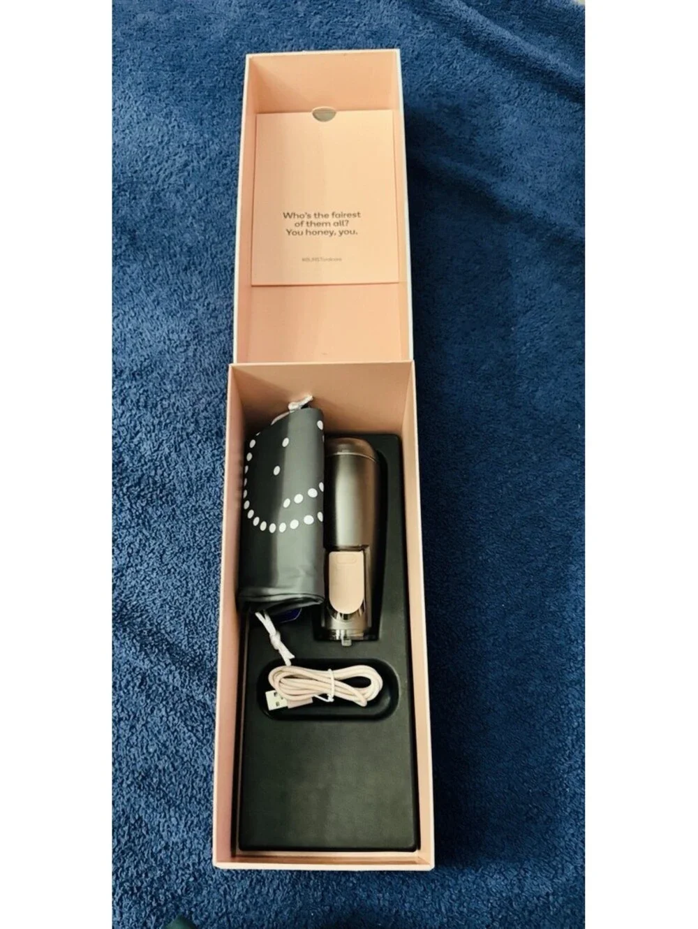 Burst Water Flosser - Endless Floss-ibilities-Rose Gold-Cordless - NEW in Box